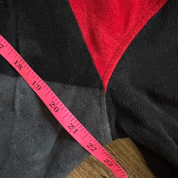 CAPACITY vintage 90s fleece holiday button down shirt jacket winter oversized S - Picture 8 of 12